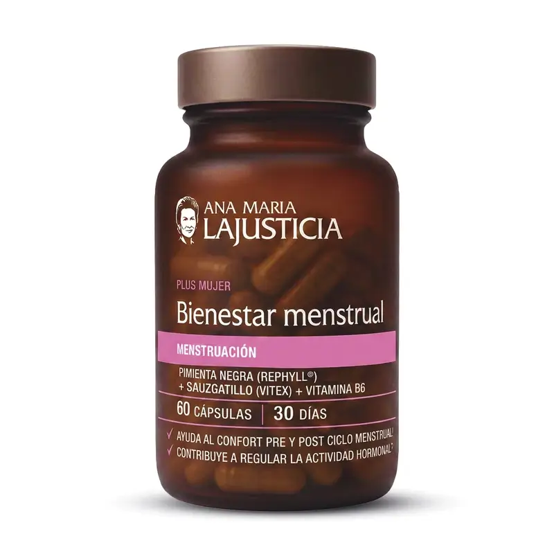 Ana maria lajusticia Bienestar Menstrual, 60 cápsulas