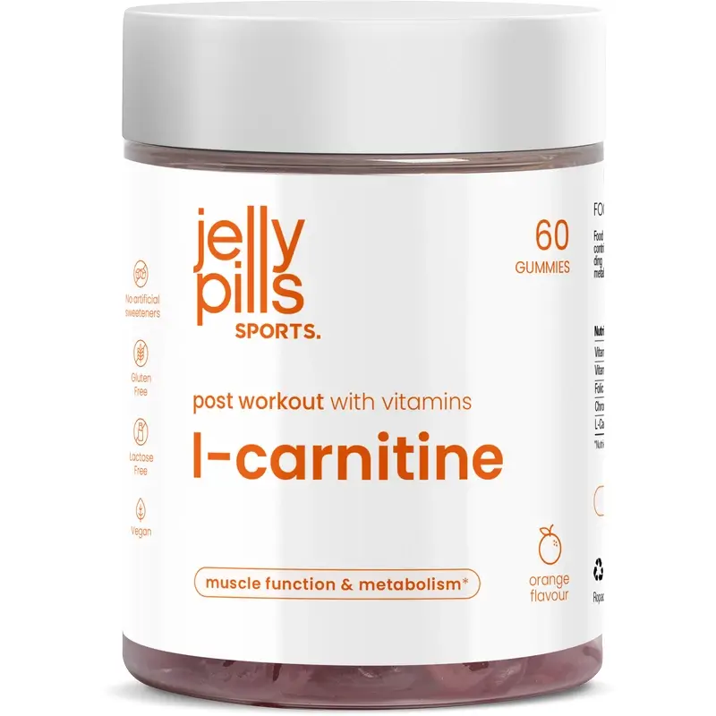 Jelly Pills L-Carnitine Naranja, 70 unidad