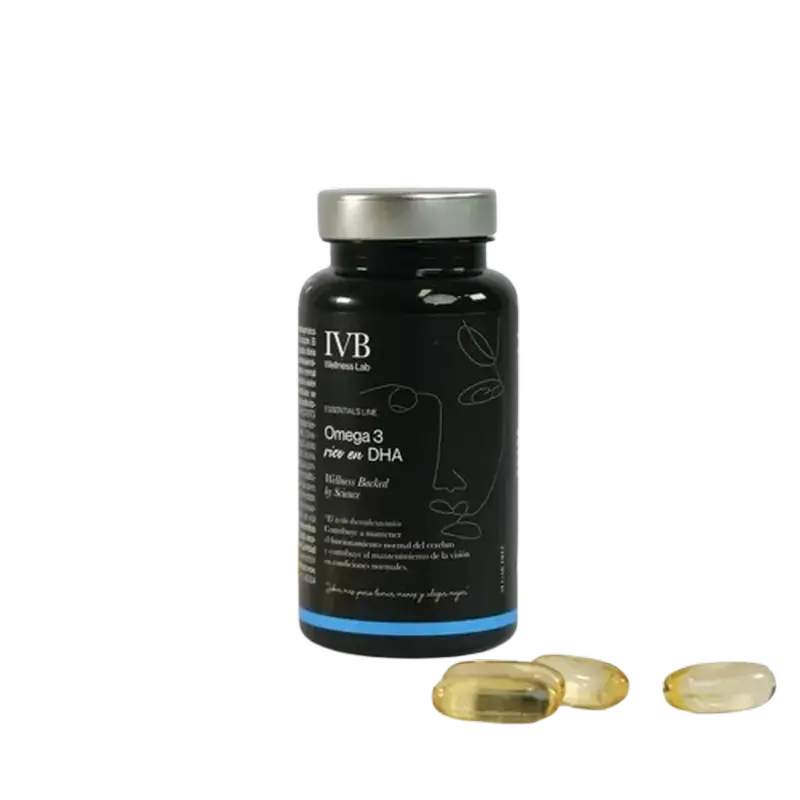 Ivb Wellness Lab Omega 3 rico en DHA, 30 cápsulas