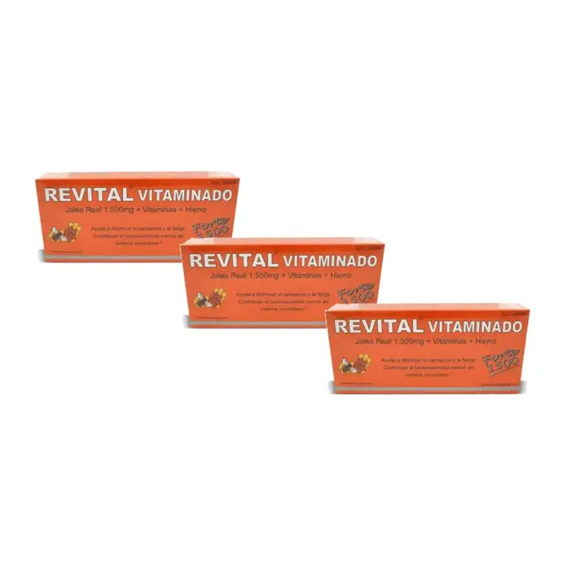 Revital Vitaminado Forte 1500 3x20 Ampollas