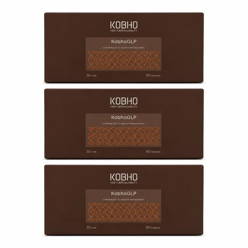 Kobho Labs Suplemento GLP, 30 Viales, pack 3