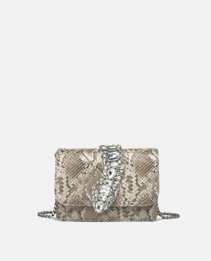 BOLSO BANDOLERA SOLAPA SERPIENTE