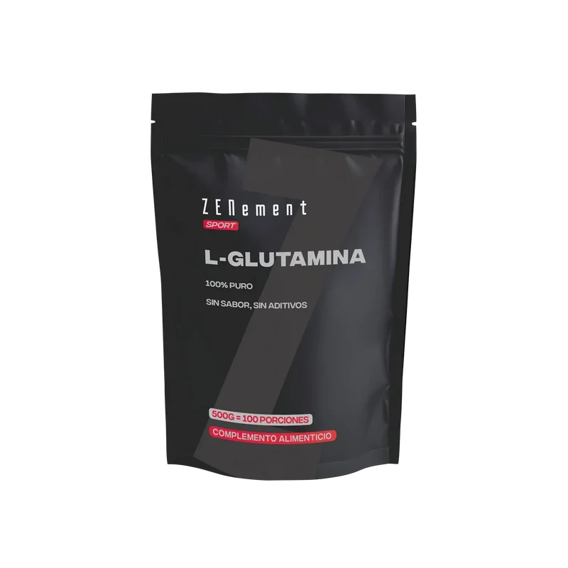 Zenement L-Glutamina Pura en Polvo, 500 g