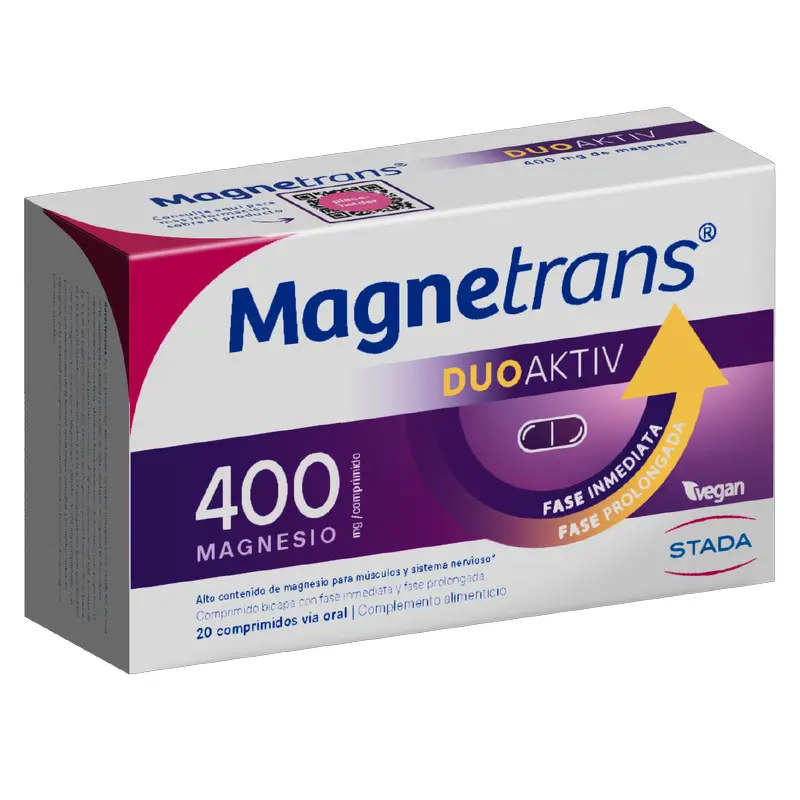 Magnetrans Duo Activ 400 Mg Magnesio 20 Caps