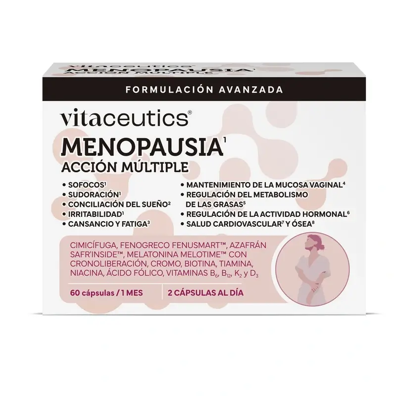 Vitaceutics Menopausia, 60 cápsulas