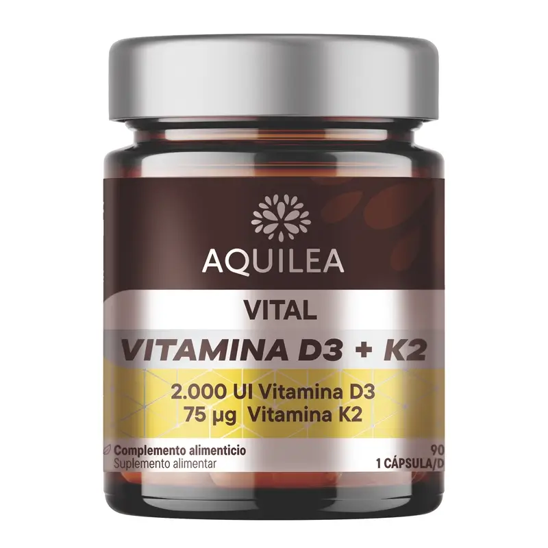 Aquilea Vitals Vit D3+K2, 90 cápsulas