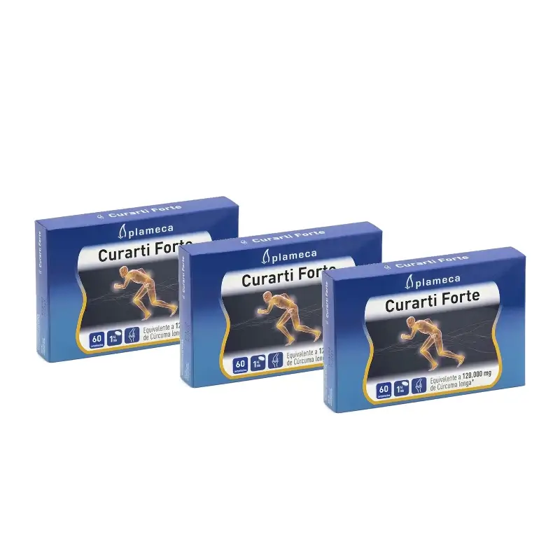 Plameca Curarti Forte, 60 Comprimidos, pack 3