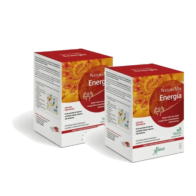 Aboca Natura Mix Advanced Energía, 28 Sobres, pack 2