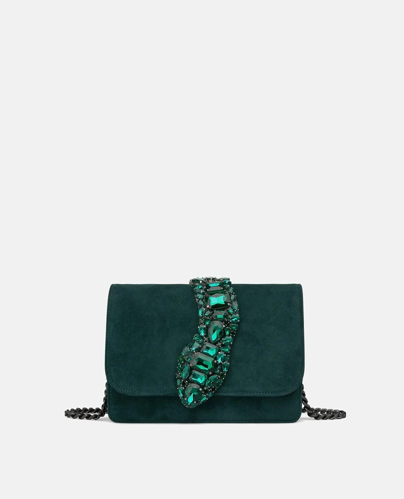 BOLSO BANDOLERA SOLAPA SERPIENTE