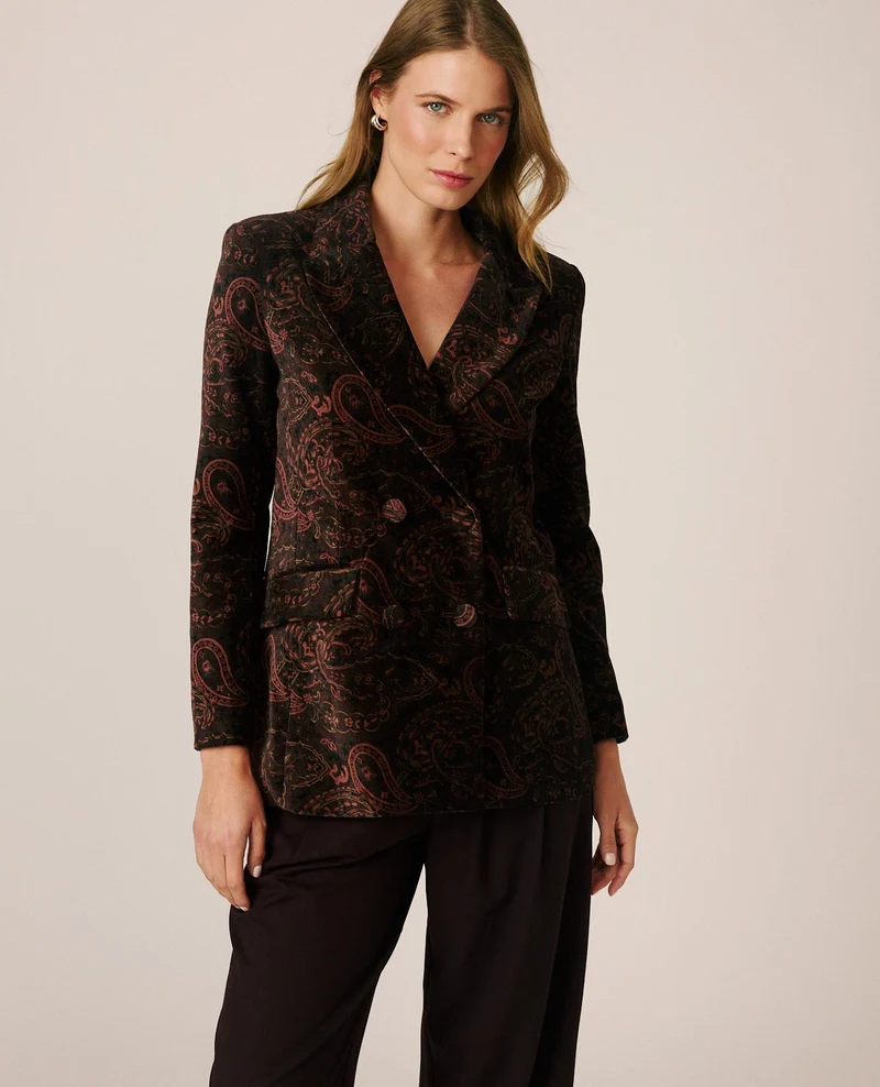 BLAZER TERCIOPELO PAISLEY