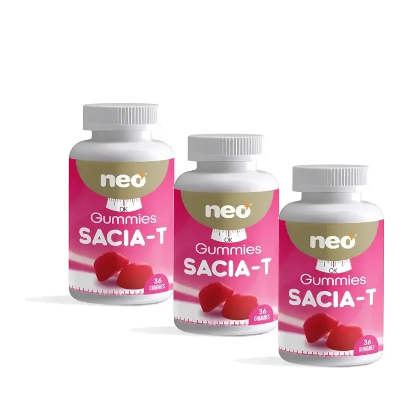 Neo Sacia-T Gummies, 36 Gominolas , pack 3