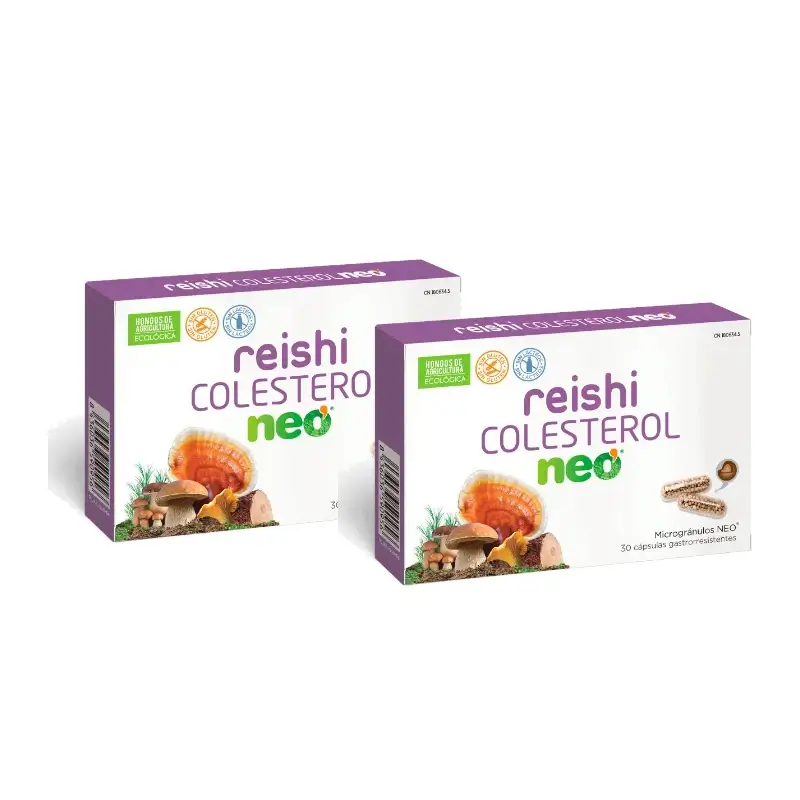 Neo Reishi Colesterol, 30 Cápsulas , pack 2