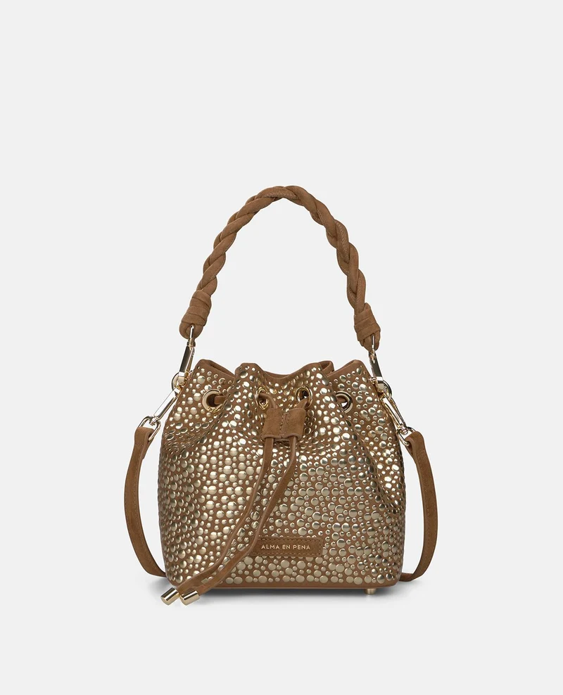 BOLSO BOMBONERA TACHUELAS METÁLICAS