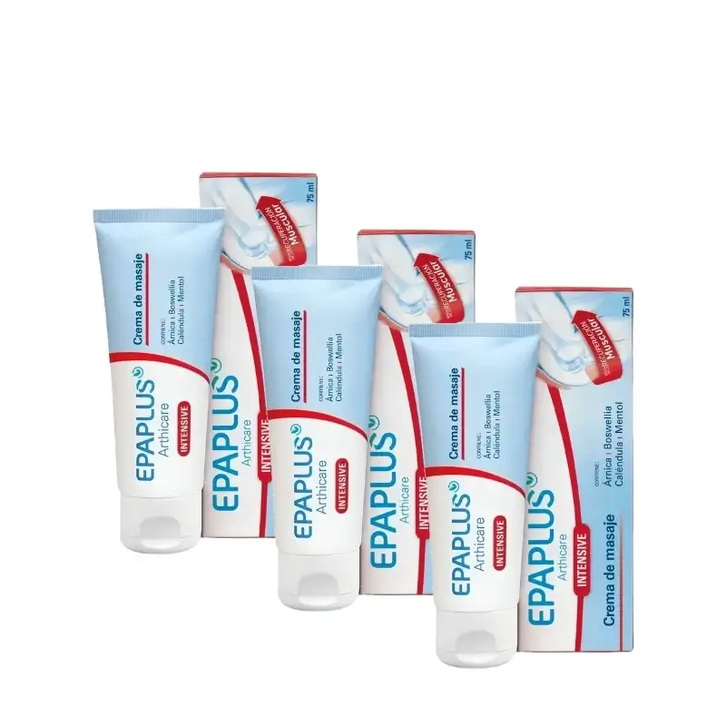 Epaplus Arthicare Intensive Crema de Masaje 75 ml, Pack 3