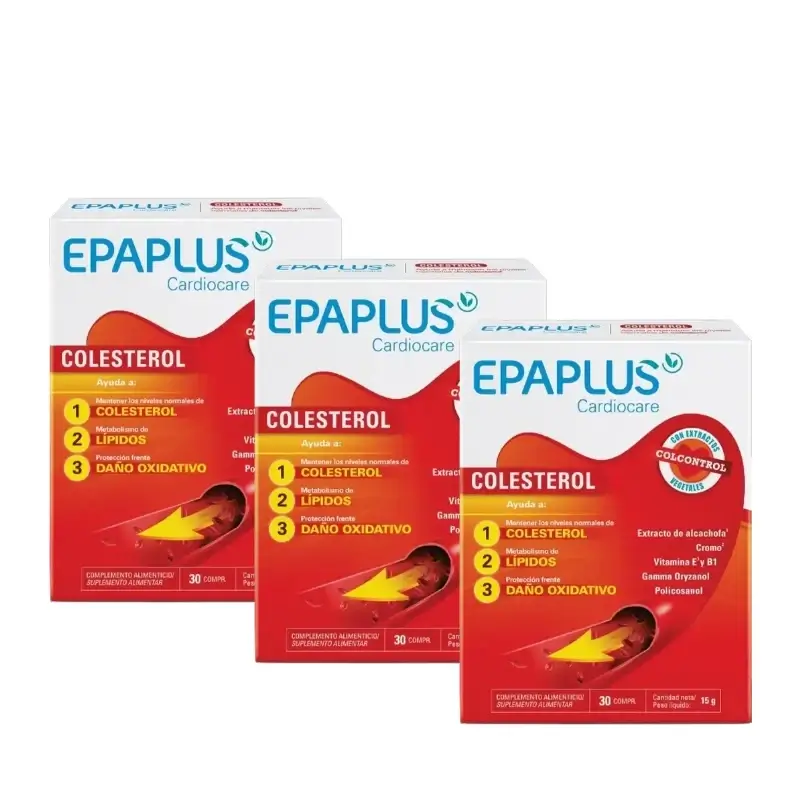 Epaplus Cardiocare Colesterol 30 Comp, Pack 3