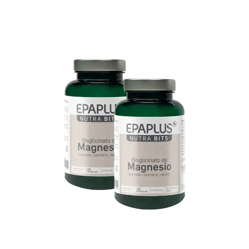 Epaplus Nutrabits Magnesio 120 Cáps, Pack 2