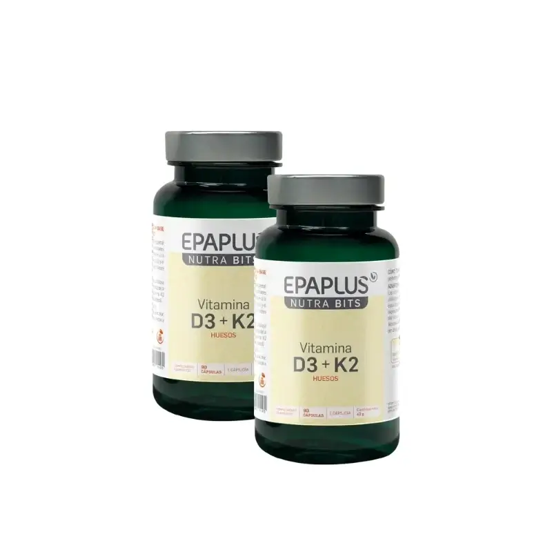 Epaplus Nutrabits Vitamina D3+K2 90 Cáps, Pack 2