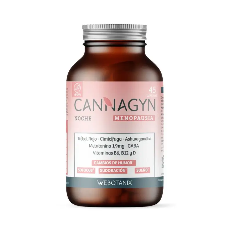 Webotanix Cannagyn Menopausia Noche, 45 cápsulas