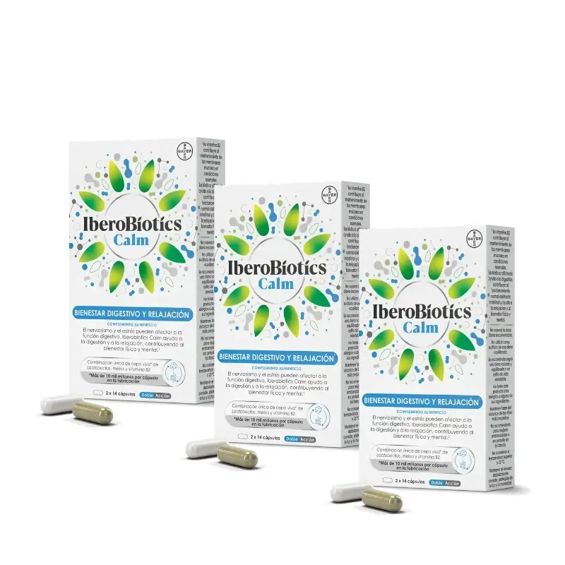 Iberobiotics Calm, Pack 3 x 28 Capsulas
