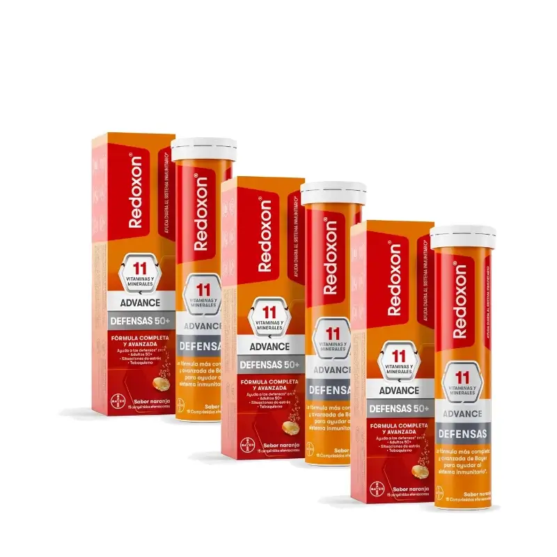 Redoxon Advance , Pack 3 x 15 comprimidos efervescentes