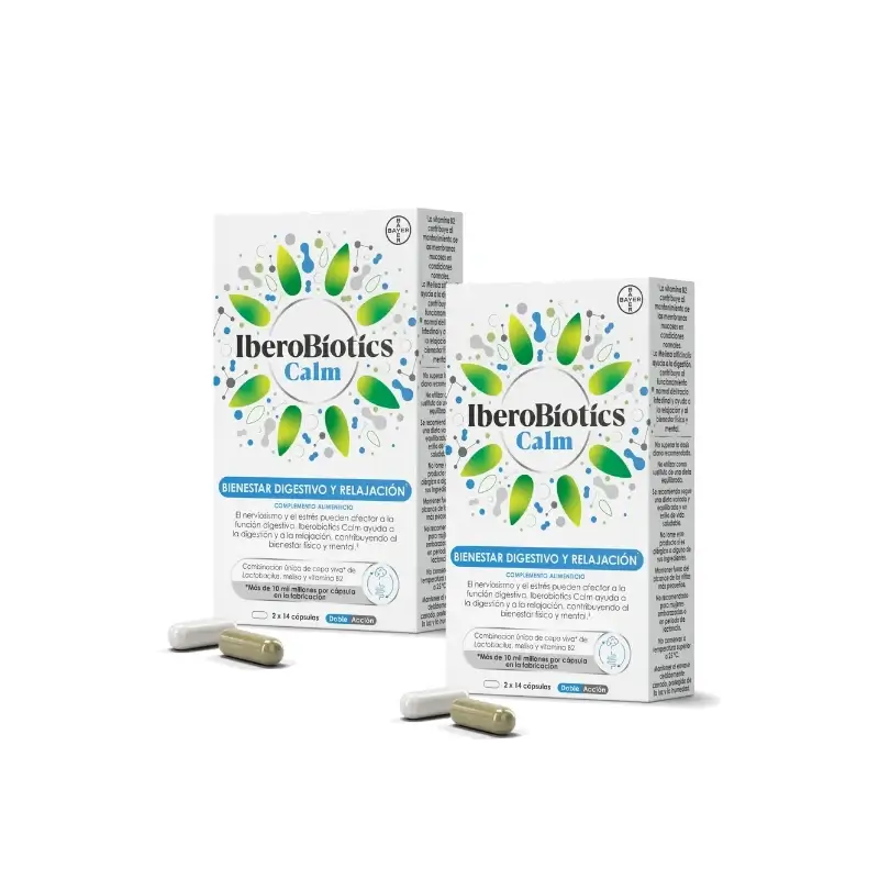 Iberobiotics Calm, Pack 2 x 28 Capsulas