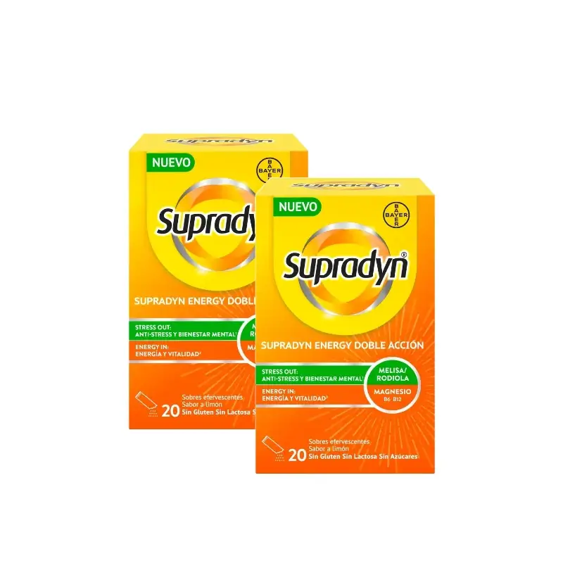 Supradyn Energy Doble Acción, Pack 2 x 20 Sobres