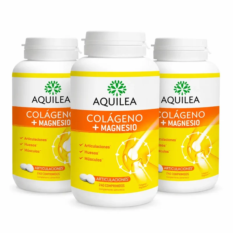 Aquilea Colagen + Magnesio, 240 Comprimidos , pack 3