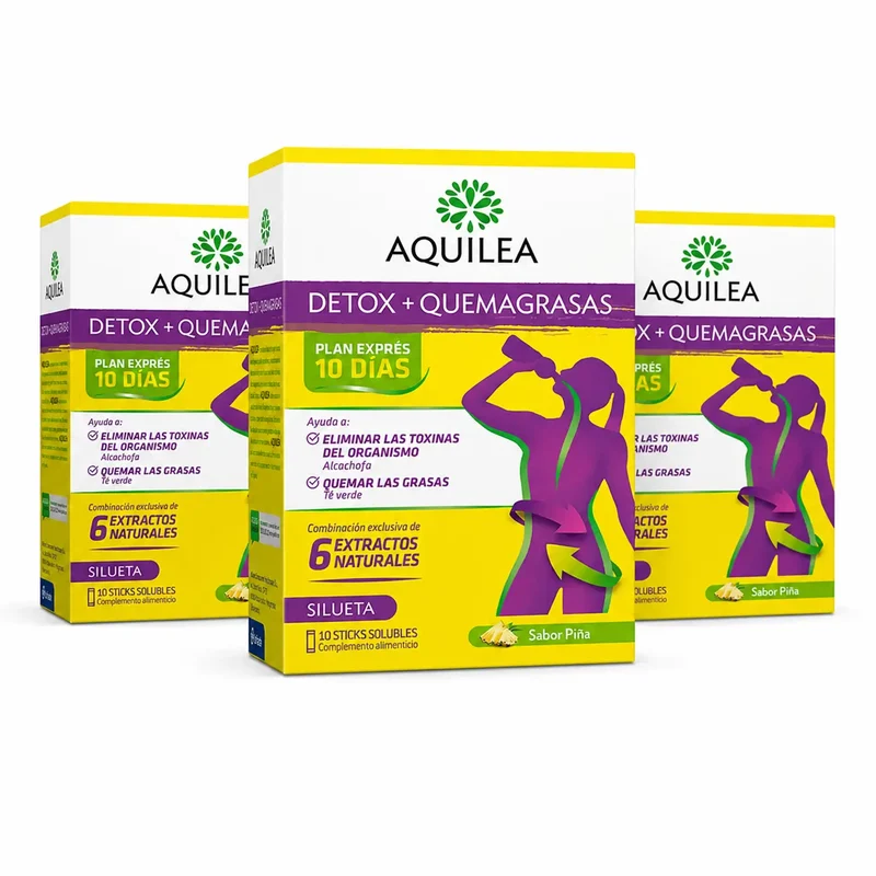 Aquilea Detox 10 Sticks , pack 3
