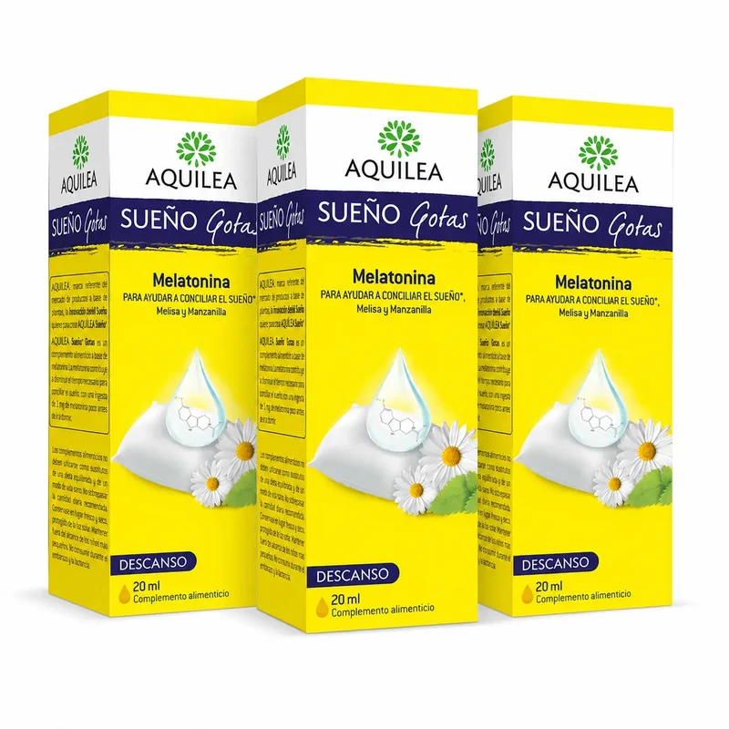 Aquilea Sueño Gotas, 20 Ml , pack 3