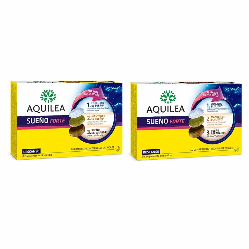 Aquilea Sueño Forte, 60 Comprimidos , pack 2