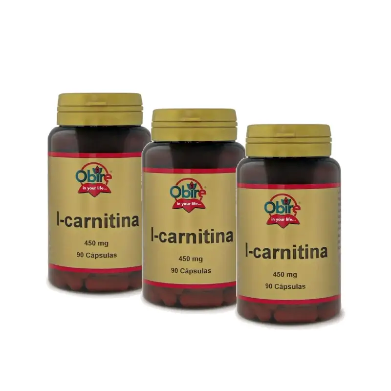 Obire L-Carnitina , Pack 3 x 90 cápsulas