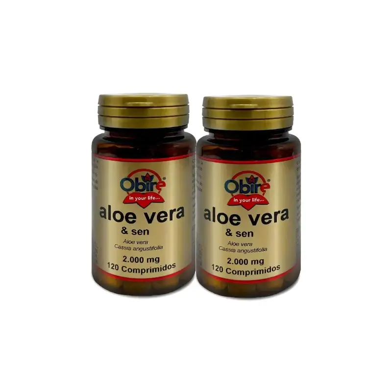 Obire Aloe Vera , Pack 2 x 120 comprimidos