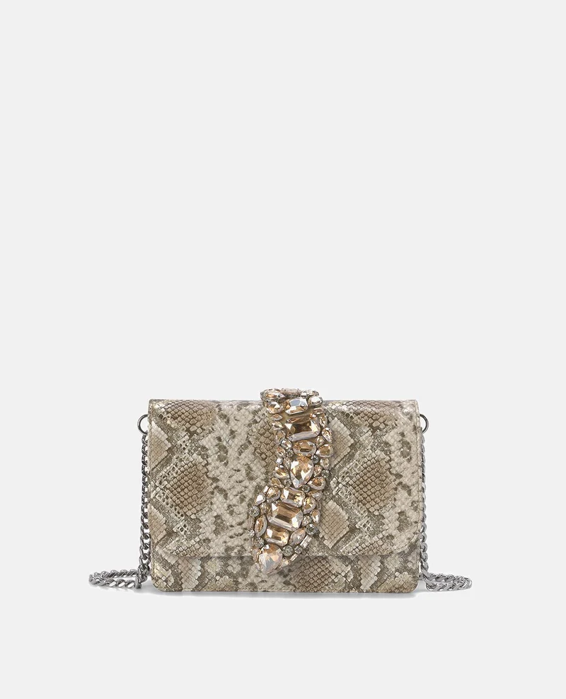 BOLSO BANDOLERA SOLAPA SERPIENTE
