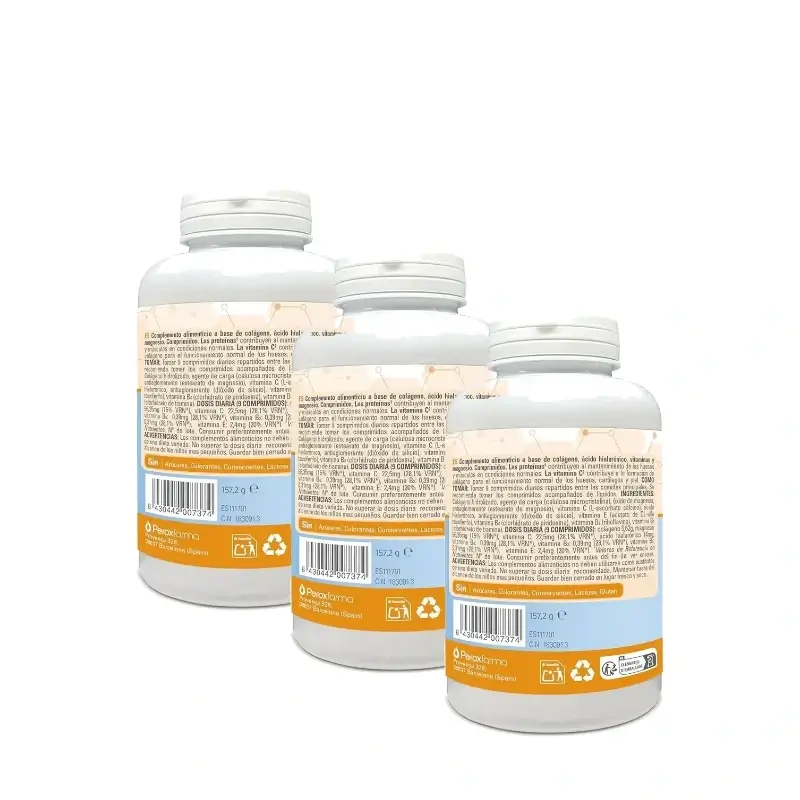 Epaplus Arthicare Colágeno Antiox Magnesio + Ác. Hialurónico 224 Comp, Pack 3