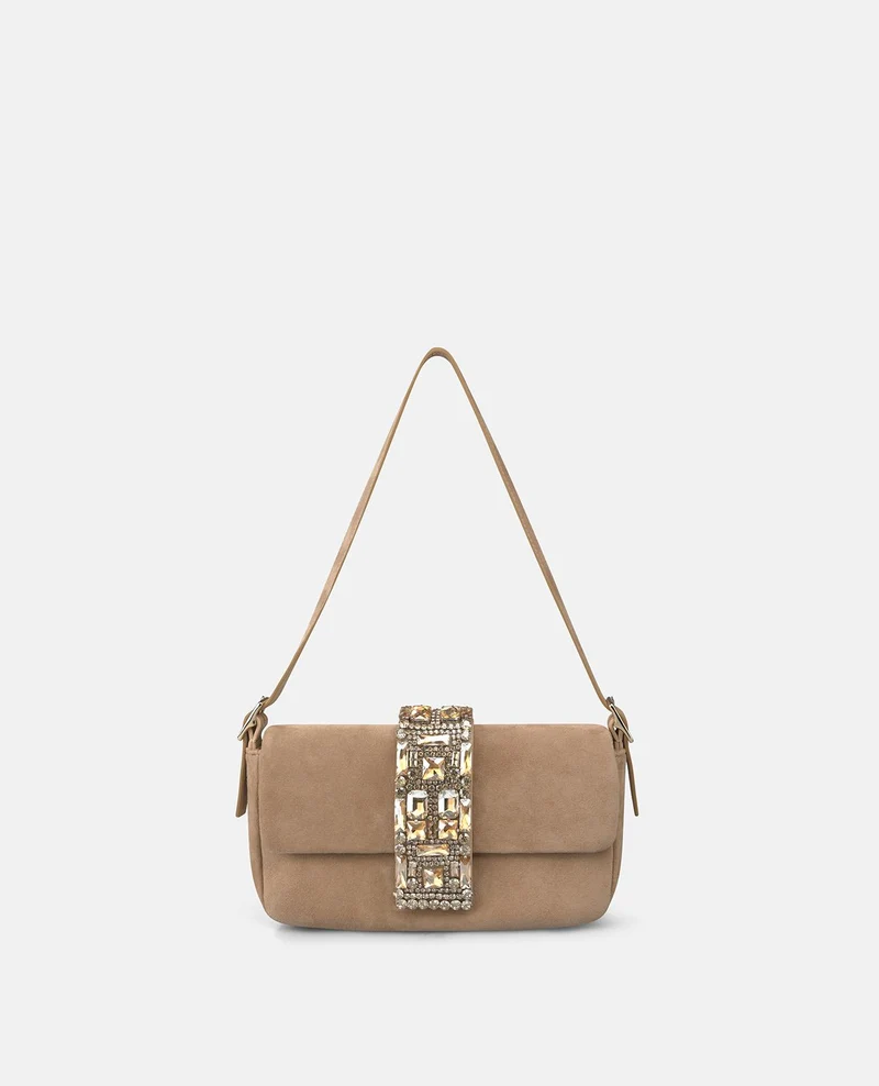 BOLSO DE HOMBRO DETALLE PEDRERÍA