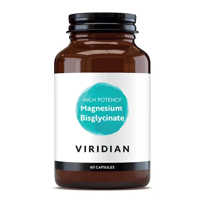 Viridian Magnesio Bisglicinato Alta Potencia, 60 cápsulas