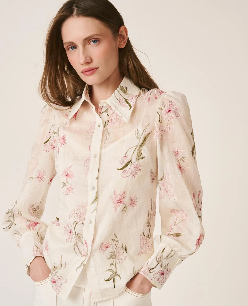 CAMISA SEMITRANSPARENTE