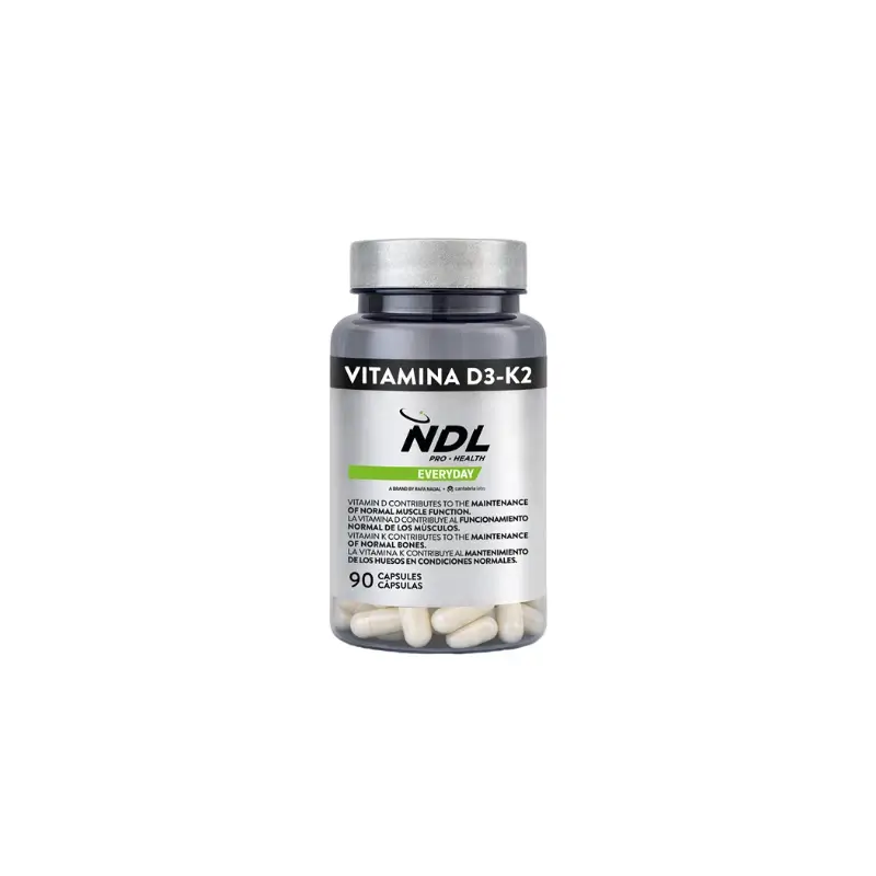 Ndl Pro-Health Vitamina D3 Y K2, 90 cápsulas