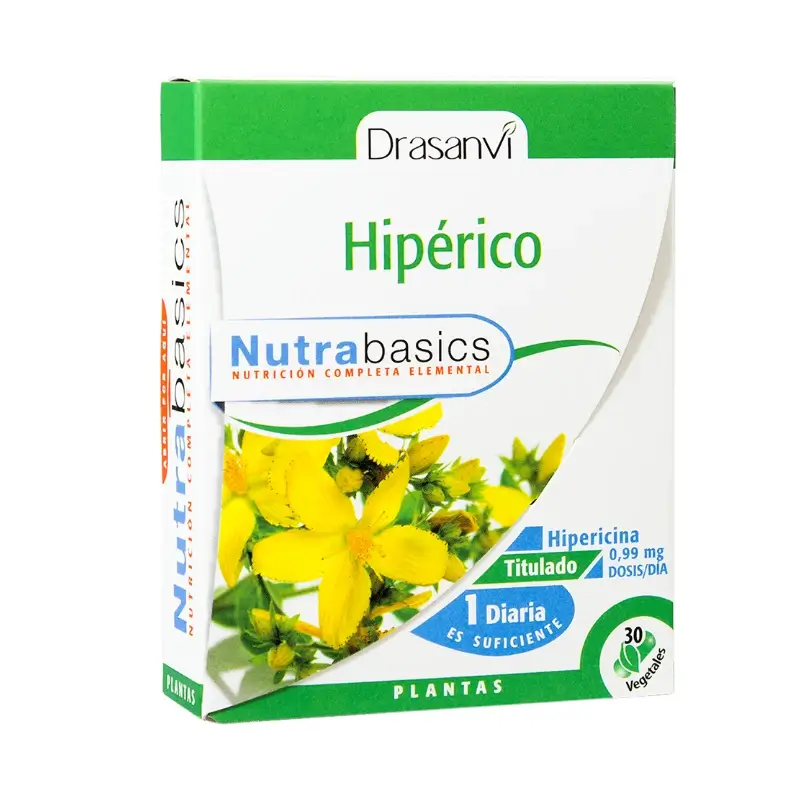 Drasanvi Hiperico 30 Capsulas Bote Nutrabasicos Drasanvi