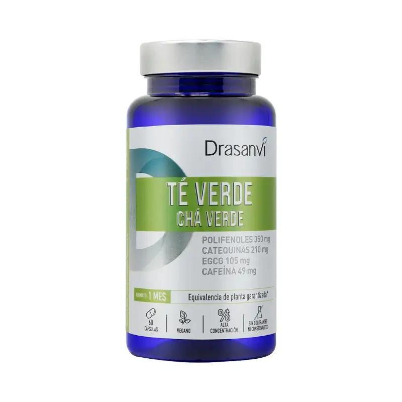 Drasanvi Te Verde 60 Capsulas Bote Nutrabasicos Drasanvi