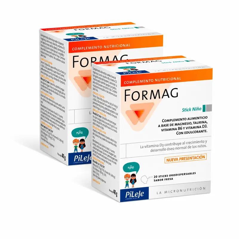 Pileje Formag Fresa Infantil Pack 2 x 20 Sticks