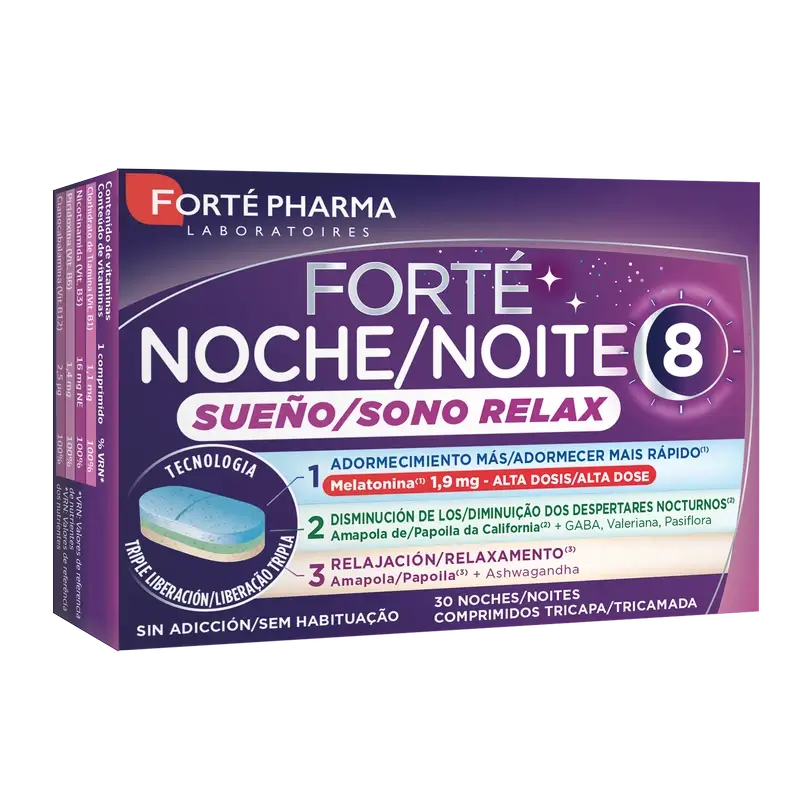 Forté Pharma Forte Noche Sueño Relax, 30 comprimidos