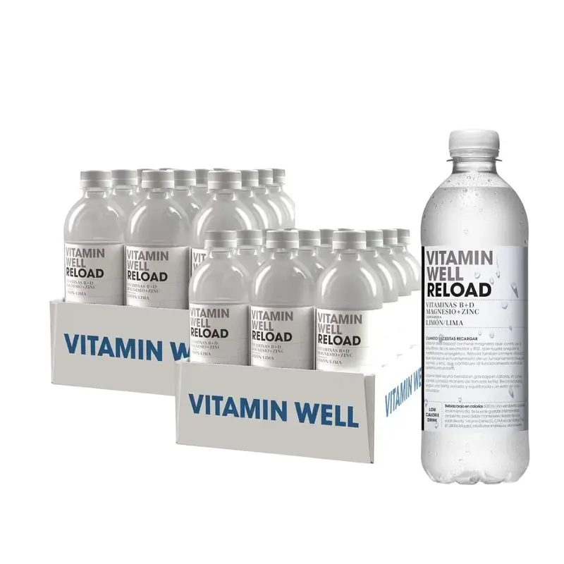 Vitamin Well Pack Reload Lima/Limón, 24 Uds X 500 Ml