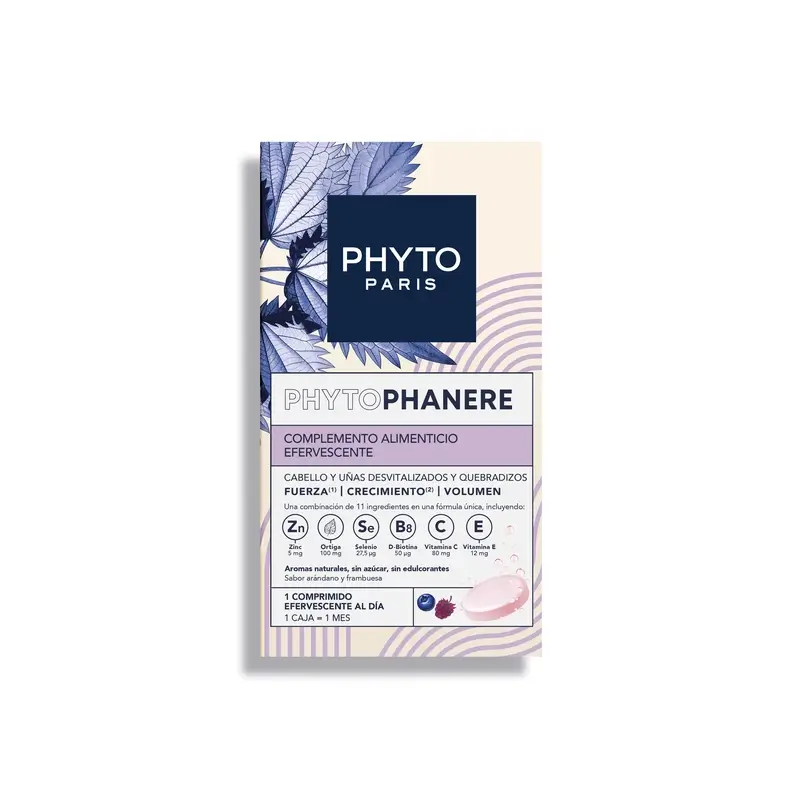 Phyto Phytophanere Complemento Alimenticio Efervescente, 30 cápsulas