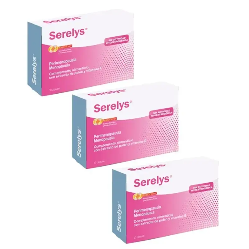 Serelys Perimenopausia Menopausia, Pack 3x60 Cápsulas