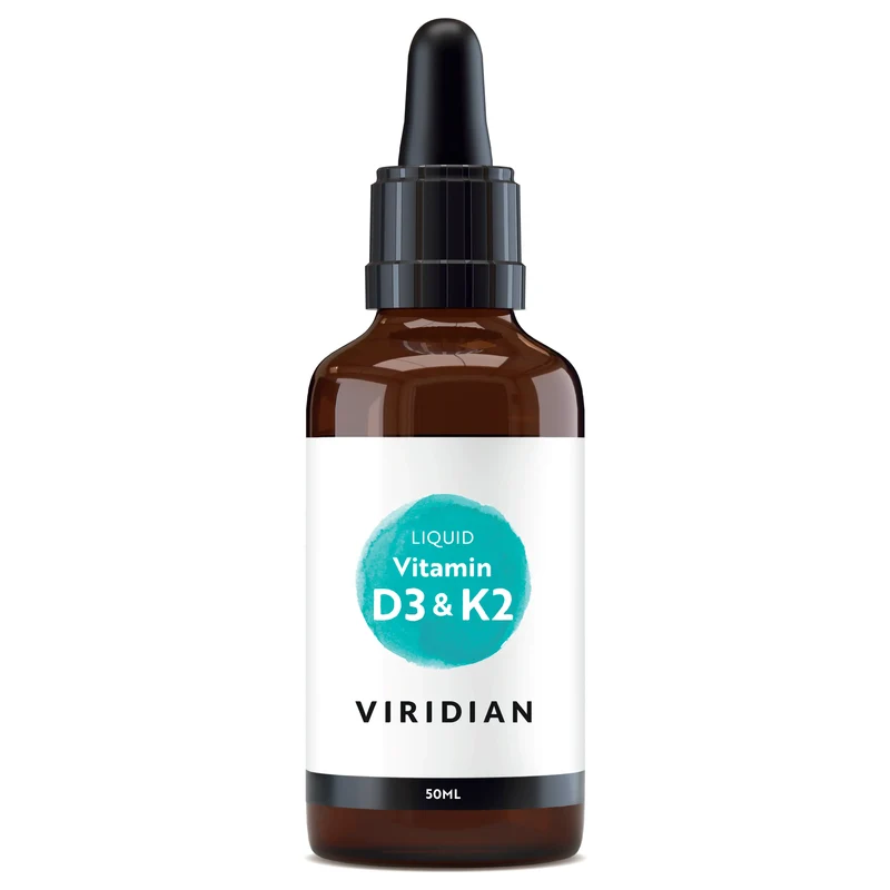 Viridian Vitamin D3 & K2 Líquida, 50 ml