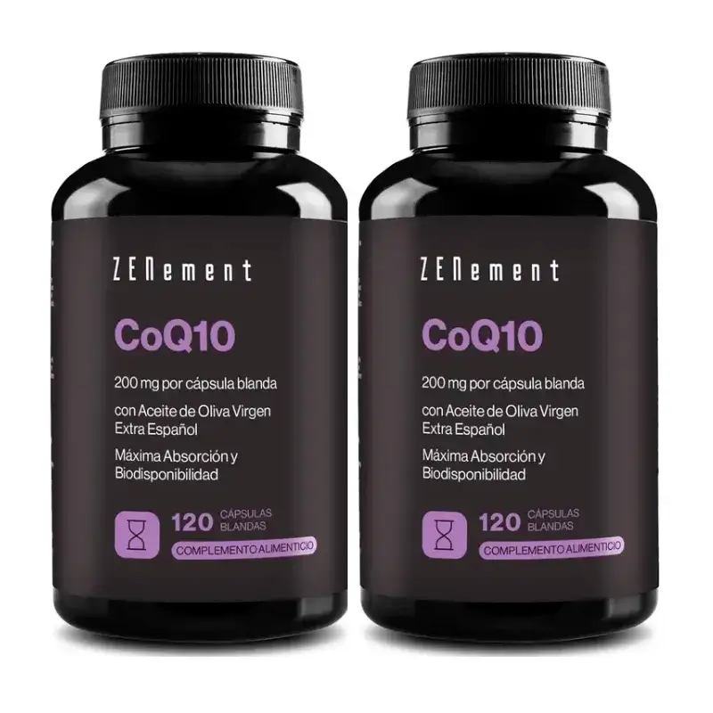 Zenement Coq10 200 Mg, Pack 2 x 120 cápsulas blandas