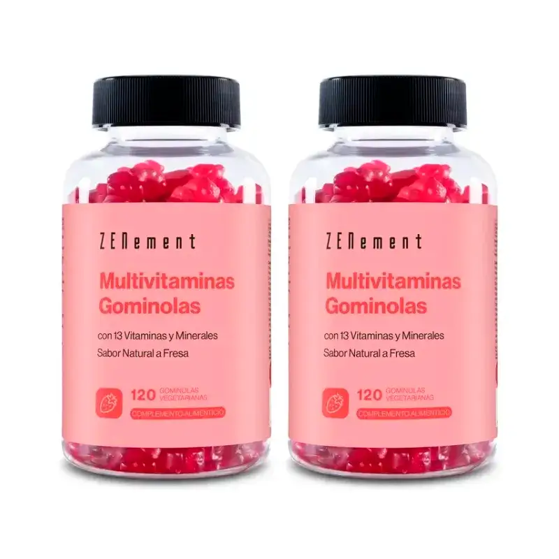 Zenement Multivitaminas Gummies, Pack 2 x 120 gominolas vegetarianas