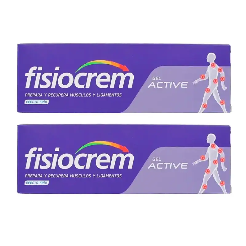 Fisiocrem Gel Active, Pack 2 x 60 ml