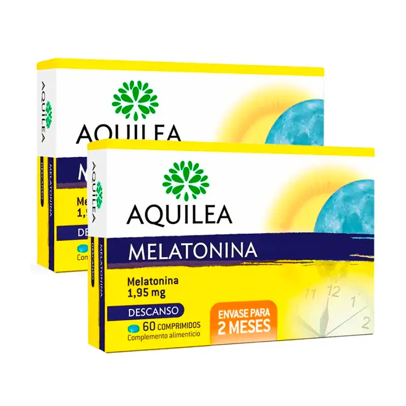 Aquilea Melatonina 1,95 mg, Pack 2 x 60 Comprimidos